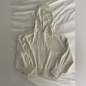 Zara Hooded Tan Sweater - Size Large